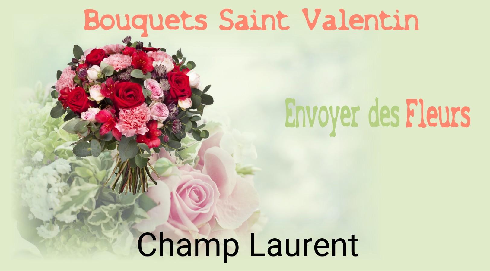 Roses de Saint-Valentin livrées à Champ-Laurent
